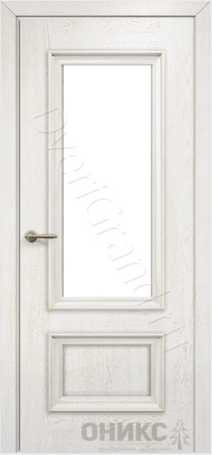 Фото Оникс Марсель под стекло (объемн.филенка) патина, Межкомнатные двери